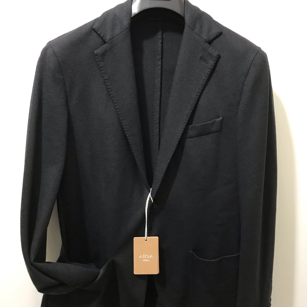 Altea Milano Italian luxury wool flannel sport coat, blazer 50/40US NWT$1595